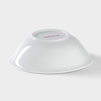 Набор детской посуды из керамики Доляна &laquo;Совушки&raquo;, 3 предмета: кружка 230 мл, миска 400 мл, тарелка d=18 см, цвет белый