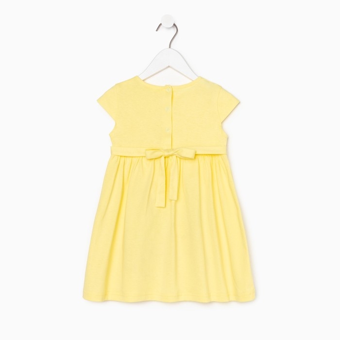 Платье для девочки, цвет жёлтый, рост 92 см