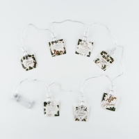 Гирлянда с прищепками новогодняя &laquo;Новый год: Золотого года&raquo;, 1,5 м, модель SP-008