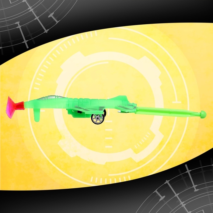 Пистолет &laquo;Лётчик&raquo;, стреляет присосками, со свистком, цвет МИКС