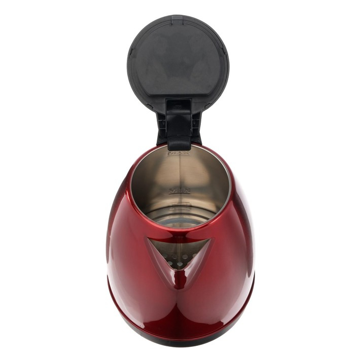 Чайник электрический Luazon LSK-1804, металл, 1.8 л, 1500 Вт, красный Чайник электрический Luazon LSK-1804, металл, 1.8 л, 1500 Вт, красный