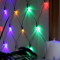 Гирлянда «Сеть» 2 × 2 м, IP20, тёмная нить, 224 LED, свечение мульти, 8 режимов, 220 В Гирлянда «Сеть» 2 × 2 м, IP20, тёмная нить, 224 LED, свечение мульти, 8 режимов, 220 В