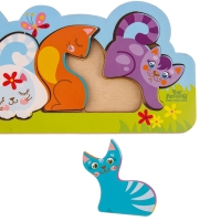 Головоломка «Котики», 25х10 см Головоломка «Котики», 25х10 см