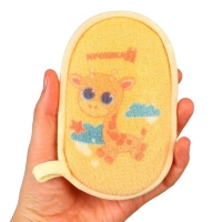 Мочалка детская махровая &laquo;Жирафик&raquo;