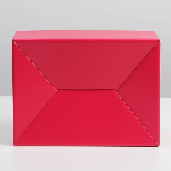 Коробка подарочная складная, упаковка, &laquo;Фуксия&raquo;, 26 х 19 х 10 см