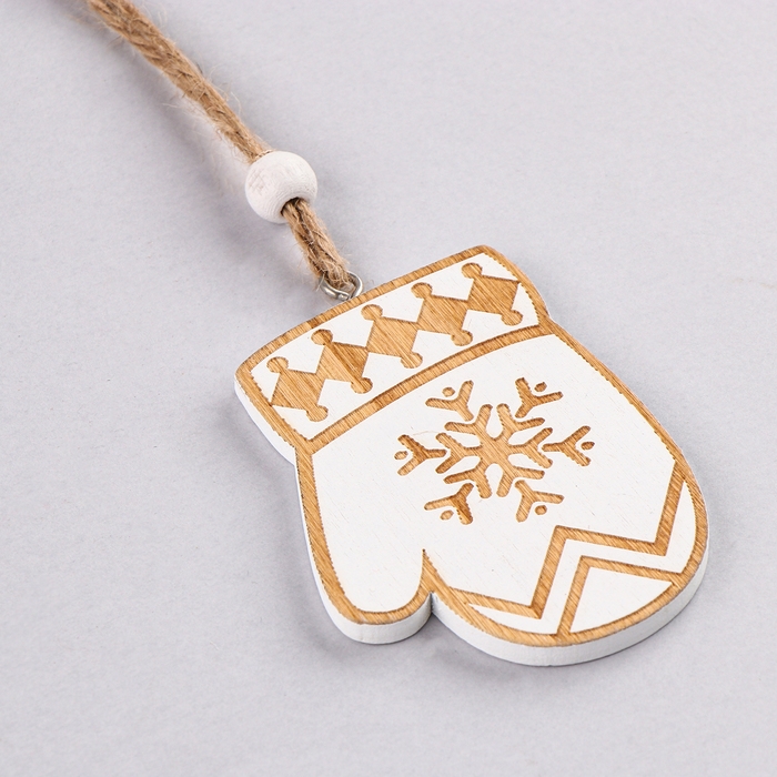 Подвеска новогодняя &laquo;Новогодняя варежка&raquo;