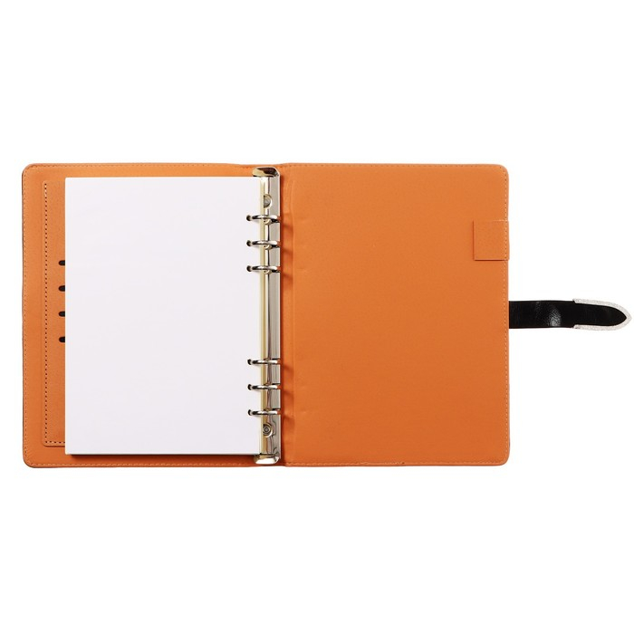 Органайзер на кольцах А5, 90 листов в линейку, с хлястиком, МИКС Органайзер на кольцах А5, 90 листов в линейку, с хлястиком, МИКС