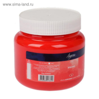 Краска акриловая художественная 500 мл, ЗХК "Ладога", красная, 2224331 Краска акриловая художественная 500 мл, ЗХК "Ладога", красная, 2224331