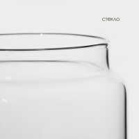 Банка стеклянная для хранения сыпучих продуктов BellaTenero &laquo;Эко&raquo;, 1 л, 9,5&times;18 см, с бамбуковой крышкой