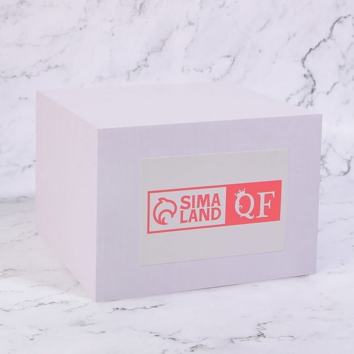 Органайзер для хранения &laquo;GREAT&raquo;, с крышкой, стеклянный, с зеркальным дном, 1 секция, 10 &times; 10 &times; 6 см, цвет прозрачный/медный