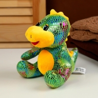 Мягкая игрушка &laquo;Дракон&raquo;, блестящая, 17 см, цвета МИКС