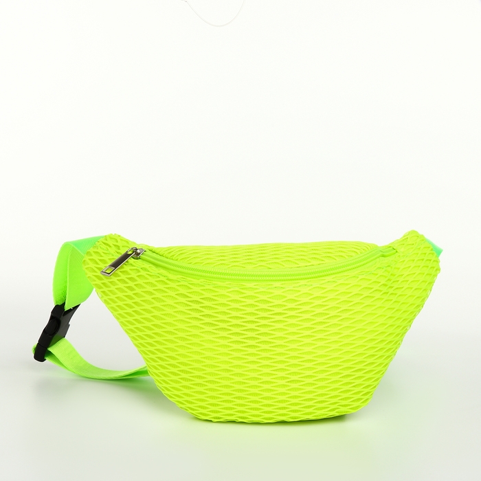 Поясная сумка на молнии, цвет салатовый Поясная сумка на молнии, цвет салатовый