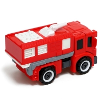 Конструктор винтовой &laquo;Пожарная&raquo;, 2 в 1 робот-машина