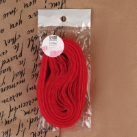 Кружево капроновое, 30 мм &times; 10 &plusmn; 1 м, цвет красный