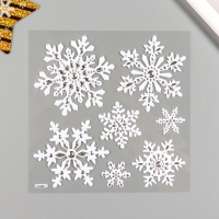 Декоративная наклейка Room Decor "Снежикни" 18х18 см Декоративная наклейка Room Decor "Снежикни" 18х18 см