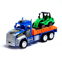 Грузовик инерционный &laquo;Перевозчик&raquo; с погрузчиком, цвета МИКС