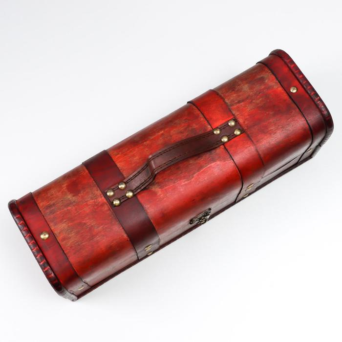 Шкатулка дерево под бутылку Шкатулка дерево под бутылку "Средневековье" 11,5х34,5х13 см