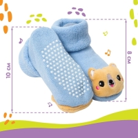 Носочки для малышей &laquo;Собачки&raquo;, с погремушкой, Крошка Я