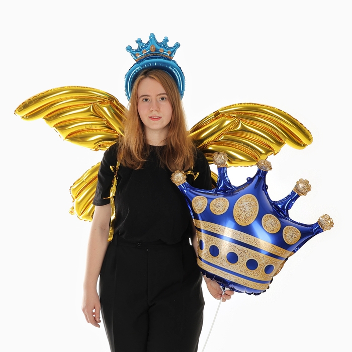 Набор фольгированных шаров «Карнавальный набор. Королевский синий», 3 шт. Набор фольгированных шаров «Карнавальный набор. Королевский синий», 3 шт.