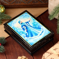 Шкатулка &laquo;Снегурочка&raquo;, 10&times;14 см, лаковая миниатюра