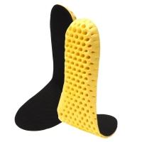 Стельки для обуви, влаговпитывающие, дышащие, р-р RU 39 (р-р Пр-ля 43), 25,5 см, пара, цвет чёрный/жёлтый Стельки для обуви, влаговпитывающие, дышащие, р-р RU 39 (р-р Пр-ля 43), 25,5 см, пара, цвет чёрный/жёлтый