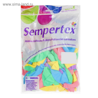 Шар латексный 12" матовый, пастель, набор 100 шт, МИКС Шар латексный 12" матовый, пастель, набор 100 шт, МИКС