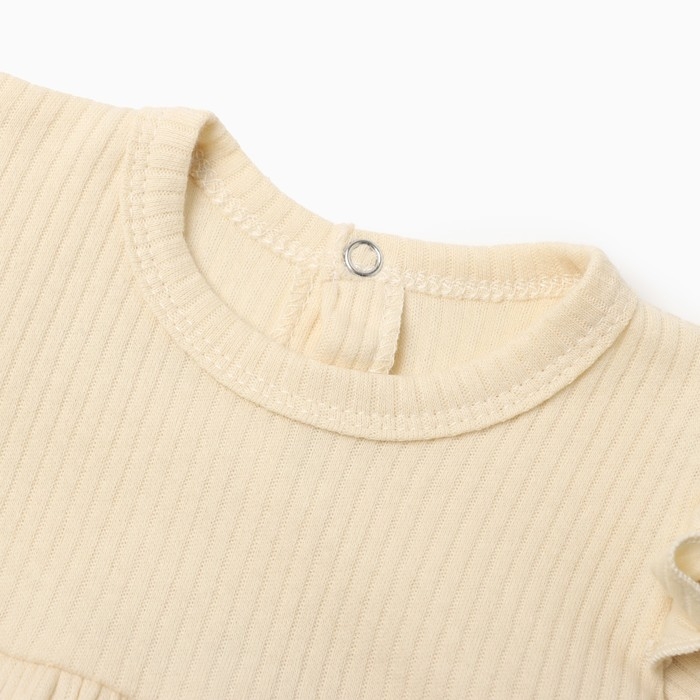 Платье и повязка Крошка, Я BASIC LINE, рост 68-74 см, бежевый