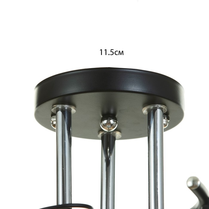 Люстра Люстра "Саманта" 3хЕ27 40Вт черный 40х40х23 см BayerLux