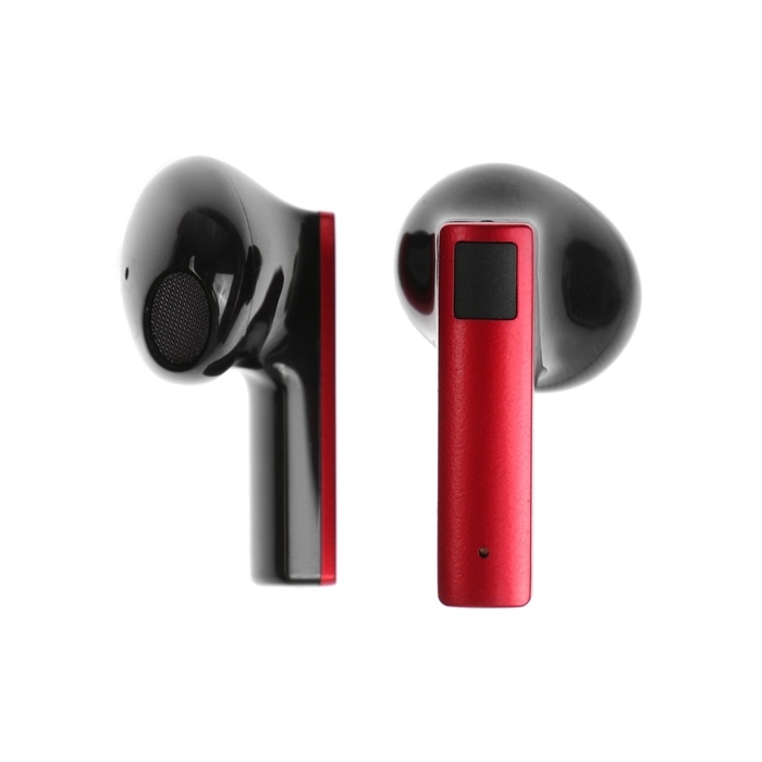 Наушники беспроводные K26, TWS, вкладыши, BT 5.0, 35/260 мАч, дисплей, красные Наушники беспроводные K26, TWS, вкладыши, BT 5.0, 35/260 мАч, дисплей, красные