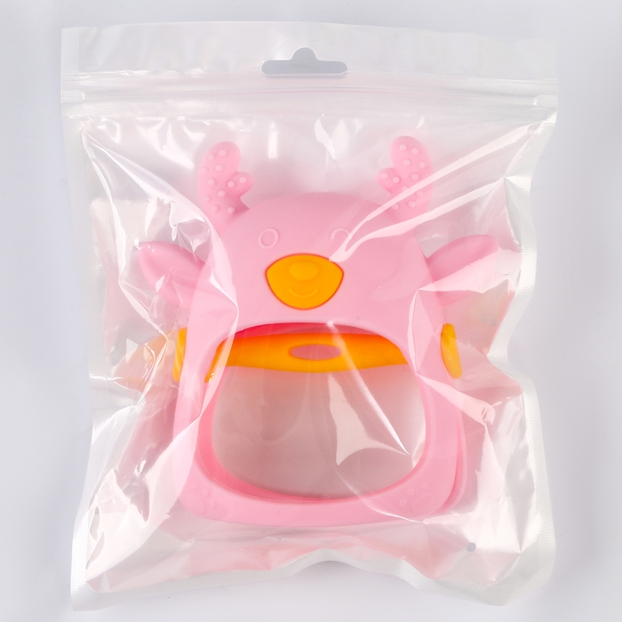 Прорезыватель для зубов «Оленёнок», силиконовый, цвет розовый Прорезыватель для зубов «Оленёнок», силиконовый, цвет розовый