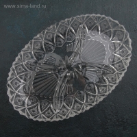 Менажница стеклянная &laquo;Северная звезда&raquo;, 4 секции, 27,5&times;18,5&times;3,5 см