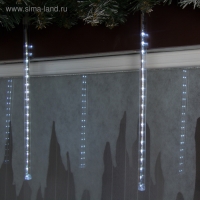 Гирлянда «Сосулька» тающая 0.3 м, IP44, прозрачная нить, 18 LED, свечение белое, переливы, 220 В Гирлянда «Сосулька» тающая 0.3 м, IP44, прозрачная нить, 18 LED, свечение белое, переливы, 220 В