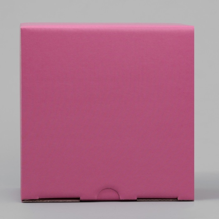 Коробка подарочная складная, упаковка, &laquo;Розовая&raquo;, 15 х 15 х 7 см