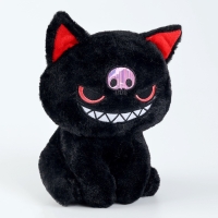 Мягкая игрушка «Кот», 20 см, цвет чёрный Мягкая игрушка «Кот», 20 см, цвет чёрный