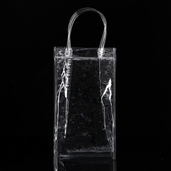 Пакет пластиковый под бутылку 13 × 23 × 7 см Пакет пластиковый под бутылку 13 × 23 × 7 см