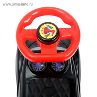 Толокар «Ночной гонщик», звуковые эффекты, цвет черный Толокар «Ночной гонщик», звуковые эффекты, цвет черный