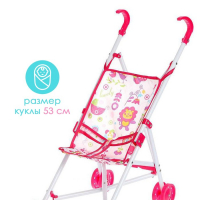 Коляска для кукол, трость, металлический каркас Коляска для кукол, трость, металлический каркас