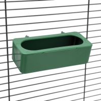 Кормушка для птиц внутренняя матовая 15 х 6,5 х 4,5 см, зелёная Кормушка для птиц внутренняя матовая 15 х 6,5 х 4,5 см, зелёная