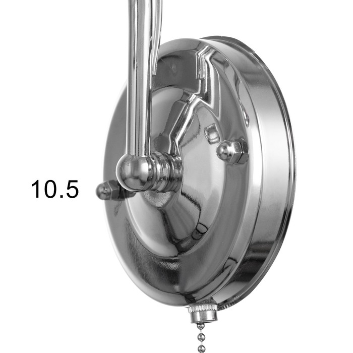 Бра Бра "Амелия" 1х40Вт E27 хром 25х11х24 см.