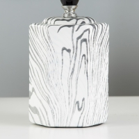 Настольная лампа "Харз" E14 40Вт белый-черный 20х20х32 см RISALUX