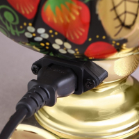 Набор «Хохлома», овал, 3 предмета, самовар 3 л, заварочный чайник 0,7 л, поднос Набор «Хохлома», овал, 3 предмета, самовар 3 л, заварочный чайник 0,7 л, поднос