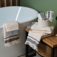 Полотенце махровое LoveLife &laquo;Муссон&raquo; 50х80 см, чёрный, 100% хлопок, 500 гр/м2