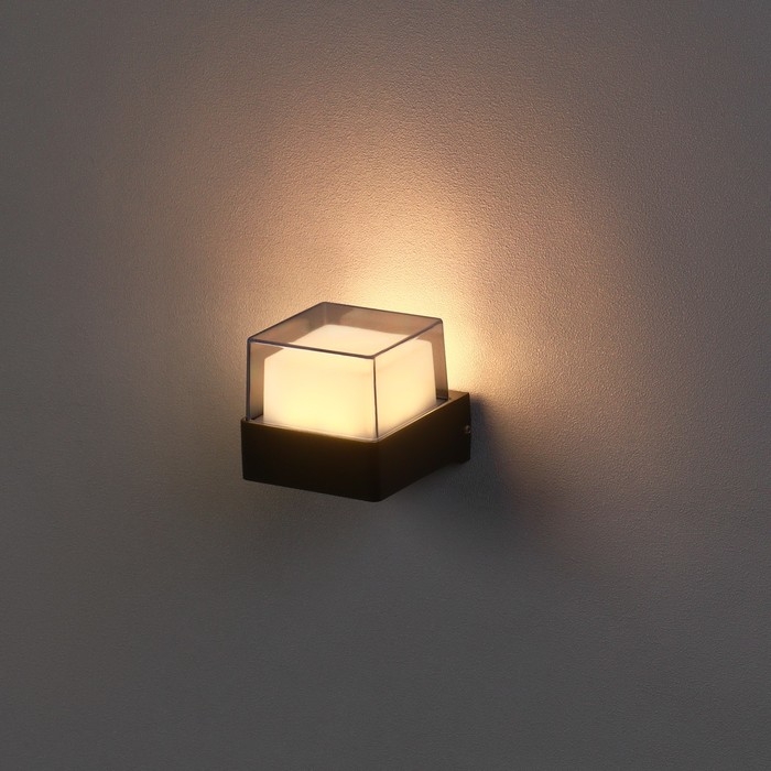 Светильник фасадный &laquo;Гранд&raquo;, FSD-084, 5 Вт, 3000К, IP65, 220 В, металл, черный