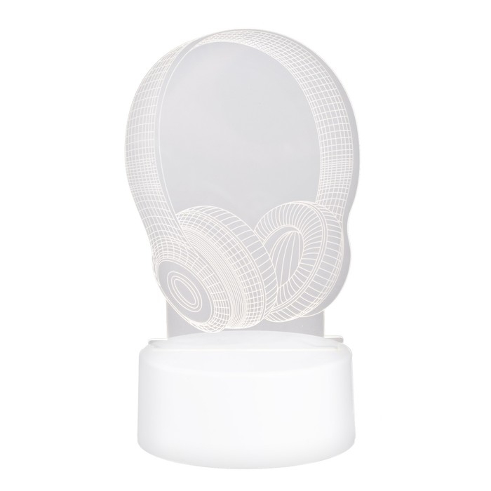 Ночник "Наушники" LED 3000K USB 10.2х17.9 см