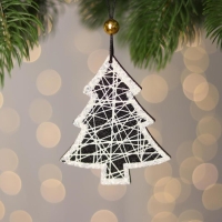 Новогодняя подвеска с подсветкой &laquo;Ёлка&raquo; 7&times;19 см