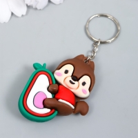 Брелок резина "Белочка на авокадо" МИКС 1,6х4,3х5,2 см Брелок резина "Белочка на авокадо" МИКС 1,6х4,3х5,2 см