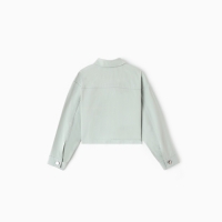 Рубашка для девочки MINAKU: Jeans collection, цвет серо-голубой, рост 140 см