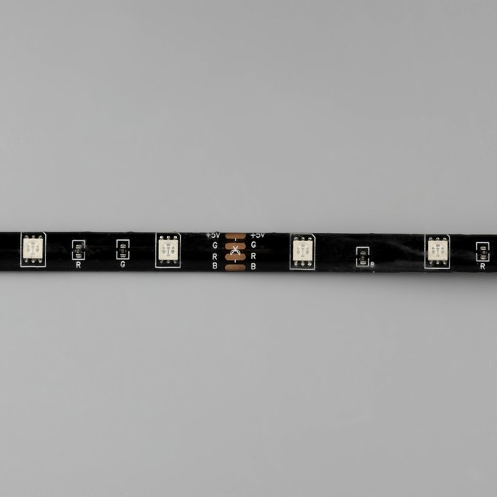 Комплект светодиодной ленты Luazon Lighting 5 м, IP65, SMD5050, 30 LED/м, USB, пульт ДУ, приложение, RGB Комплект светодиодной ленты Luazon Lighting 5 м, IP65, SMD5050, 30 LED/м, USB, пульт ДУ, приложение, RGB