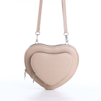 Сумка женская кросс-боди на молнии, цвет бежевый Сумка женская кросс-боди на молнии, цвет бежевый