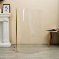 Торшер "Аура" LED 28Вт 4000К золото 70х10х120см Торшер "Аура" LED 28Вт 4000К золото 70х10х120см